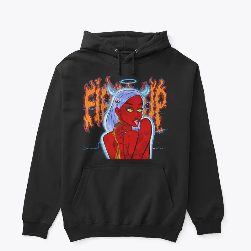 FIRED UP LADY HOODIE